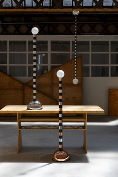 Copper The Sculptural Line Highlight Floor Lamp by Magic Circus Editions