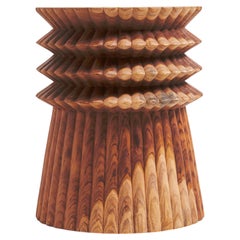 Bruna Teak Wood Stool by Heaps & Woods