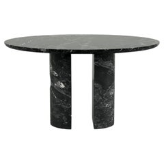 Meta Nero Marquina Marble Table by Phillip Jividen