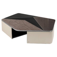 Grande table « Tabula » en placage mixte et fibre de carbone, par Madheke