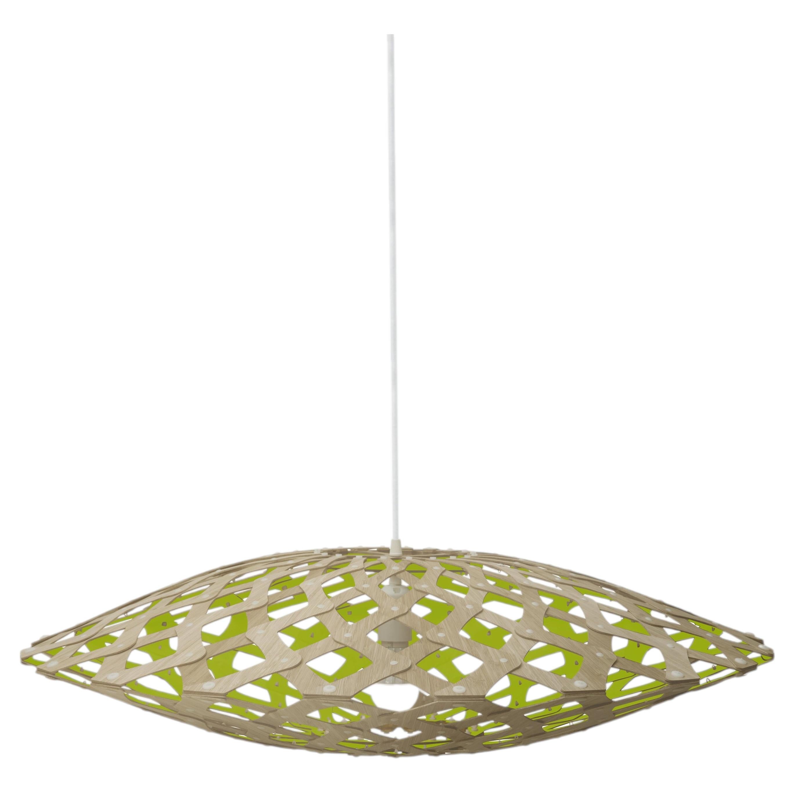 Flax 80 Pendant Lamp in Bamboo Plywood by David Trubridge