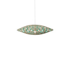 Flax 80 Pendant Lamp in Bamboo Plywood by David Trubridge