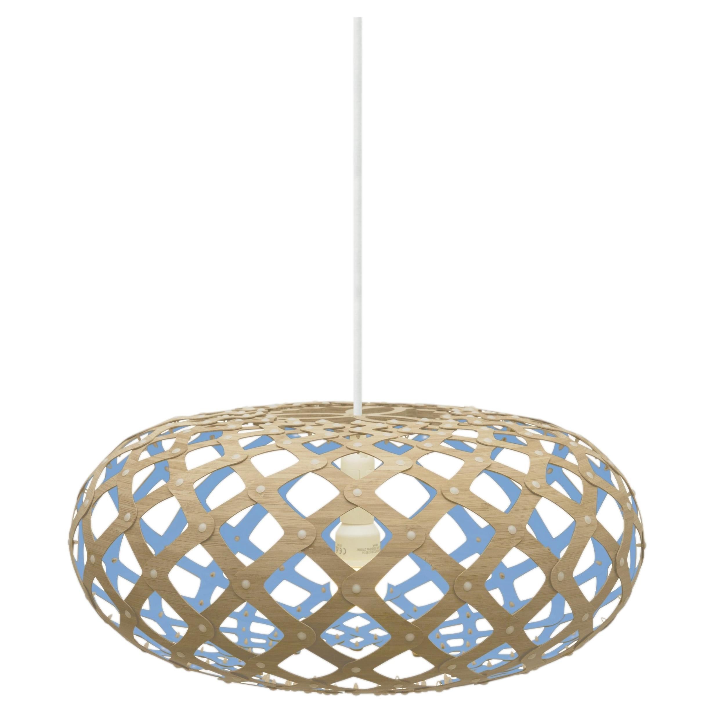 Kina 44 Pendant Lamp in Bamboo Plywood by David Trubridge