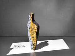 FRAGMENT Ochre II Sculptural Vase by Donatas Zukauskas