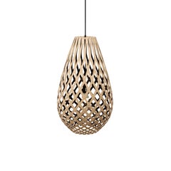 Koura 100 Pendelleuchte aus einseitig lackiertem Bambus-Sperrholz von David Trubridge