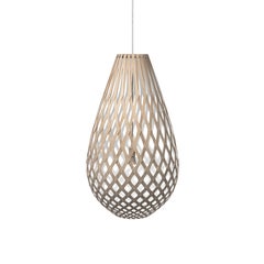 Koura 120 Pendelleuchte aus einseitig lackiertem Bambus-Sperrholz von David Trubridge