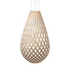 Koura 160 Pendelleuchte aus einseitig lackiertem Bambus-Sperrholz von David Trubridge