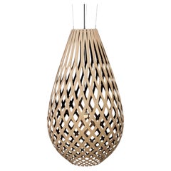 Koura 160 Pendelleuchte aus einseitig lackiertem Bambus-Sperrholz von David Trubridge