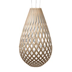Koura 200 Pendelleuchte aus einseitig lackiertem Bambus-Sperrholz von David Trubridge