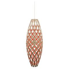 Hinaki 90 Pendant Lamp in Bamboo Plywood by David Trubridge