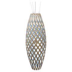 Hinaki 140 Pendant Lamp in Bamboo Plywood by David Trubridge
