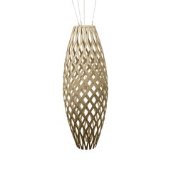Hinaki 140 Pendant Lamp in Bamboo Plywood by David Trubridge