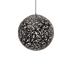 Sola 80 Pendant Lamp in 2 Sides Painted Bamboo Plywood by David Trubridge