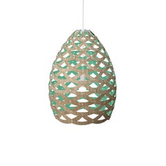 Lámpara colgante grande «Tui», de contrachapado de bambú, diseñada por David Trubridge