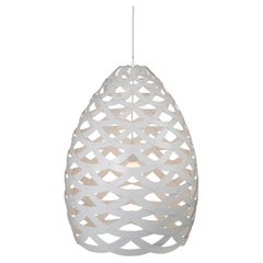 Tui Large Pendant Lamp in 2 Sides Painted Bamboo Plywood by David Trubridge