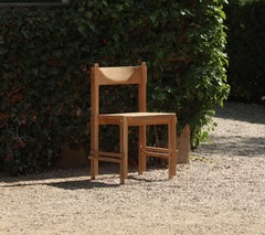 Soft Futurism Stack Chair in Solid Oak Wood by Filippo Andrighetto