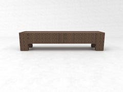 Dama in Venice, Solid Wood, Low Sideboard by Sebastiano Zilio