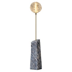 Origo Limited Edition Floor Lamp in Brazilian Natural Stone by Otavio Motta