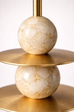 Axis Minor Limited Edition Table Lamp in Brazilian Natural Stone by Otavio Motta