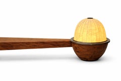 Banco escultural «Solar Unique», de madera brasileña, diseñado por Otavio Motta