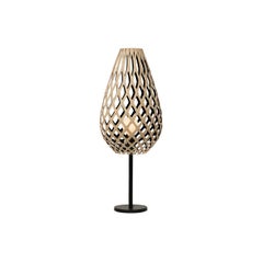 Koura 50 Table Lamp in 1 Side Painted Bamboo Plywood by David Trubridge