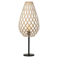 Koura 50 Table Lamp in 1 Side Painted Bamboo Plywood by David Trubridge