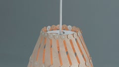 Ebb Roll Pendant Lamp in Finnish Birch Plywood by David Trubridge