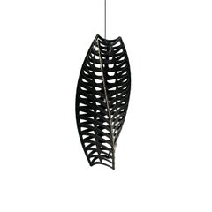 Toru Medium Pendant Lamp in 2 Sides Painted Bamboo Plywood by David Trubridge