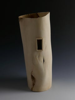 Through The Window Vase in Fig Tree Wood by Yann Marot