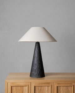 Indra Table Lamp in Black Stained Ash by Mythology