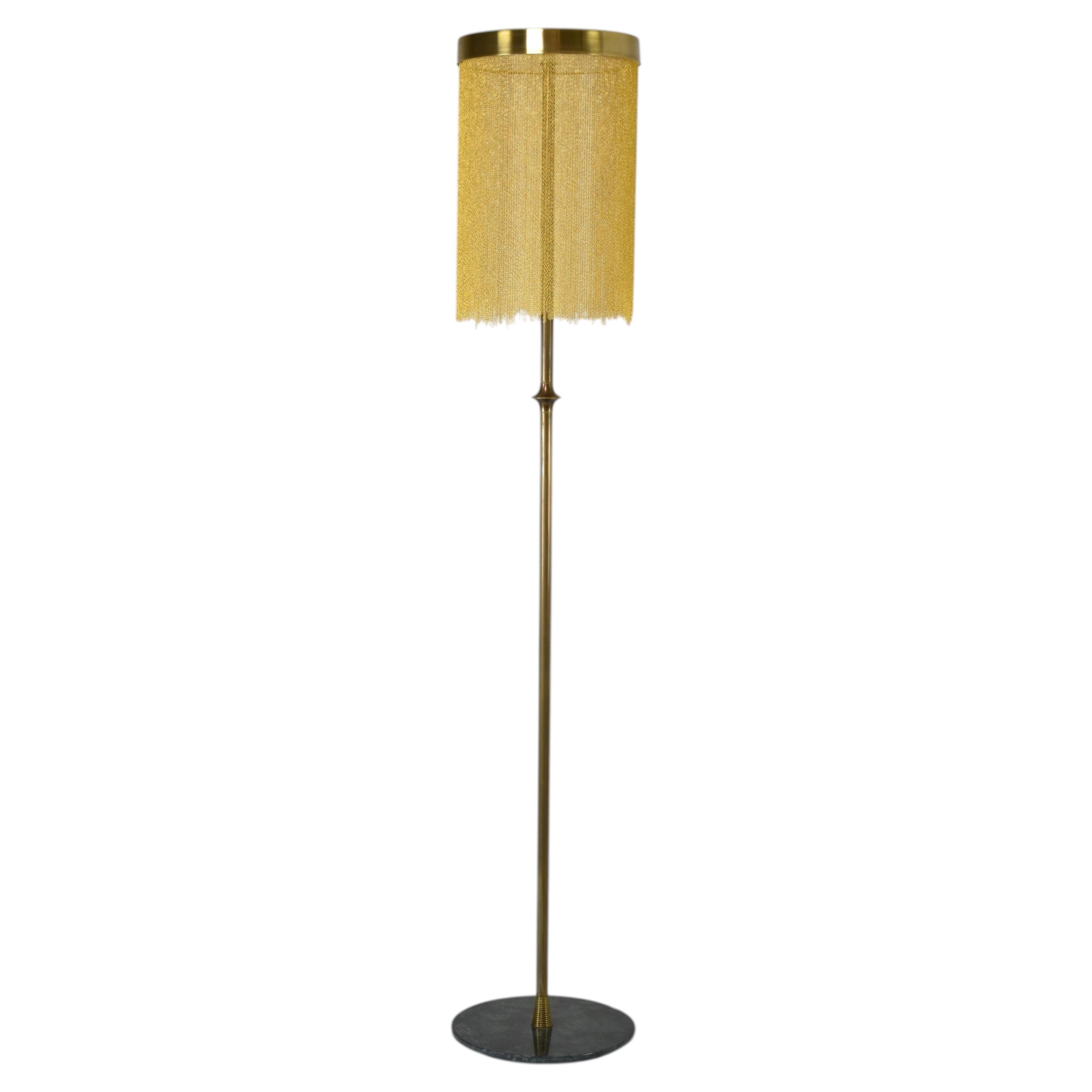 Idria F1 Floor Lamp in Solid Brass by Jonathan Amar Studio For Sale