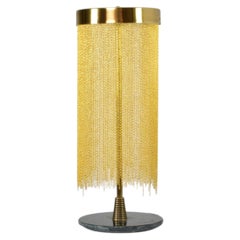 Idria T1 Table Lamp in Brass & Marble by Jonathan Amar Studio