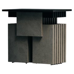 Table d'appoint « Space Invader » de Matek, en composite recyclé, par Project Materia