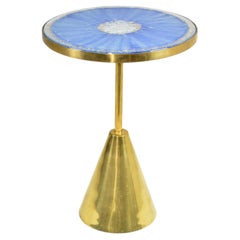 Halcyon M Trio Of Tables in Brass by Jonathan Amar Studio