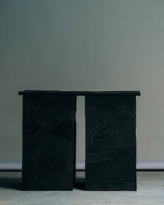 Tabouret sculptural « Piece 3 » de Matek Patos, en composite recyclé, par Project Materia