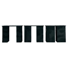 Set of 3 Matek Patos Sculptural Stools in Recycled Composite by Project Materia