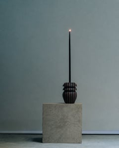 Matek Stria Candleholder Variant 1 in Recycled Composite by Project Materia