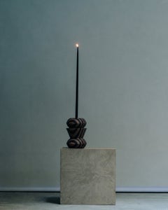 Matek Stria Candleholder Variant 2 in Recycled Composite by Project Materia
