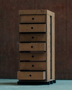Matek Archive Cabinet in Recycled Composite by Project Materia