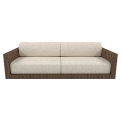 Sofá de 2 plazas EX, de madera maciza, de Sebastiano Zilio
