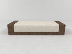 Large Day Bench, Solid Wood by Sebastiano Zilio