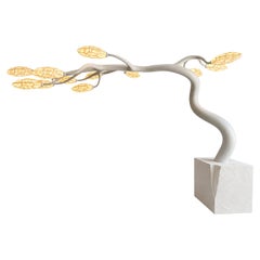 NUA Res. Floor Lamp in Resin and Silk by EURL CHRISTOPHE PERICHON