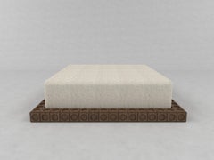 Otomana grande, de madera maciza, de Sebastiano Zilio