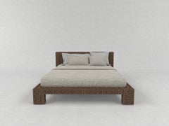 Small Bed, Solid Wood by Sebastiano Zilio