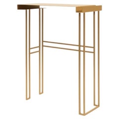 Refined Gold Metal Furoco Console By Svetlana Golubeva