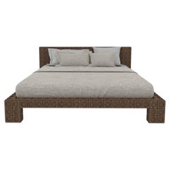 Medium Bed, Solid Wood by Sebastiano Zilio