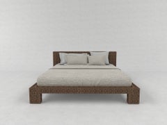 Medium Bed, Solid Wood by Sebastiano Zilio