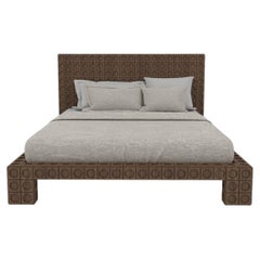 Bed High Headboard, Solid Wood, Dama Collection by Sebastiano Zilio