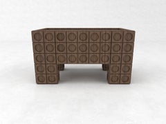 Side Bed Table, Solid Wood, Dama Collection by Sebastiano Zilio
