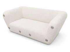 TEND Sofa in Boucle Fabric, Wood and Steel by CHRISTOPHE PERICHON